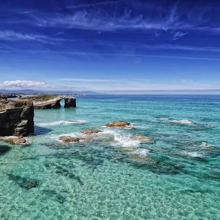 Apartamento Playa Catedrales Con Piscina Barreiros